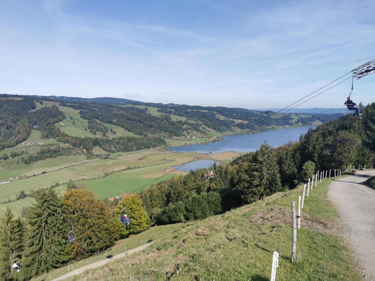 Konstanzer Bergblick Mit Wintergarten Oberstaufen Esterno foto
