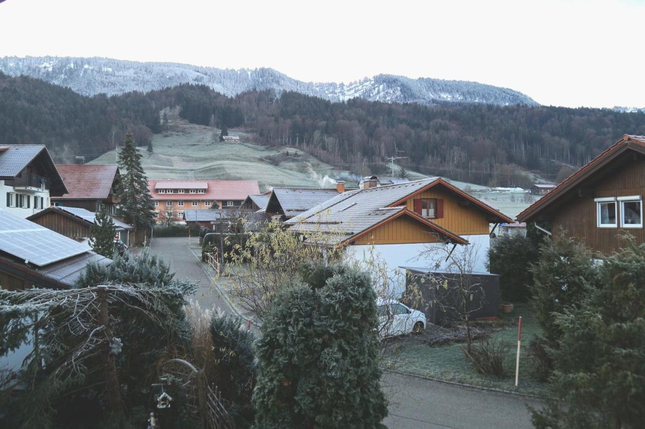 Konstanzer Bergblick Mit Wintergarten Oberstaufen Esterno foto