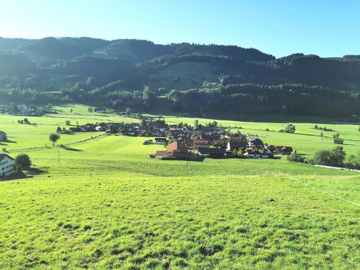 Konstanzer Bergblick Mit Wintergarten Oberstaufen Esterno foto